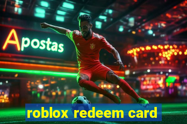 roblox redeem card